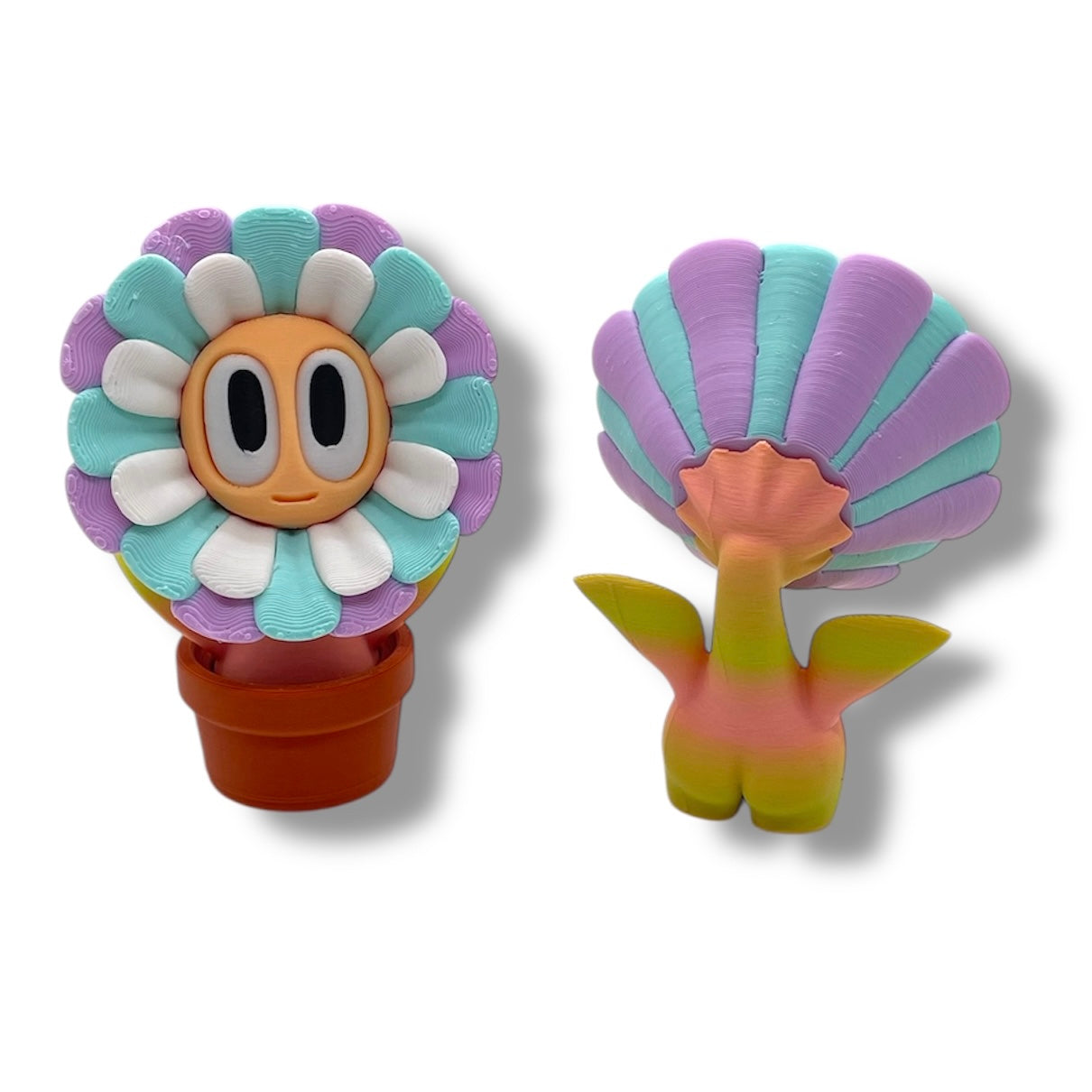 Cheeky Bloom Buddies – 3D Printed Flower Figurines with Personality - by Blob Lab