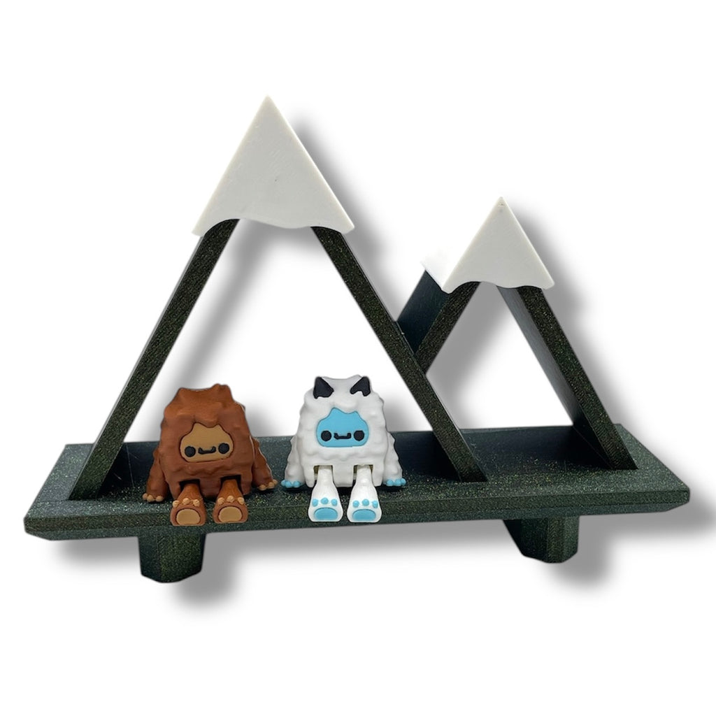 Mythological Yeti & Friends Collection - Warden & Bigfoot 3d Printed Articulated Figurine Decor