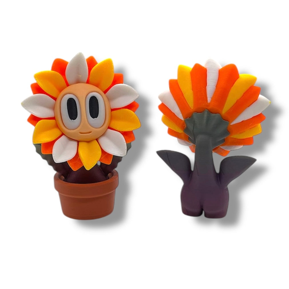 Cheeky Bloom Buddies – 3D Printed Flower Figurines with Personality - by Blob Lab
