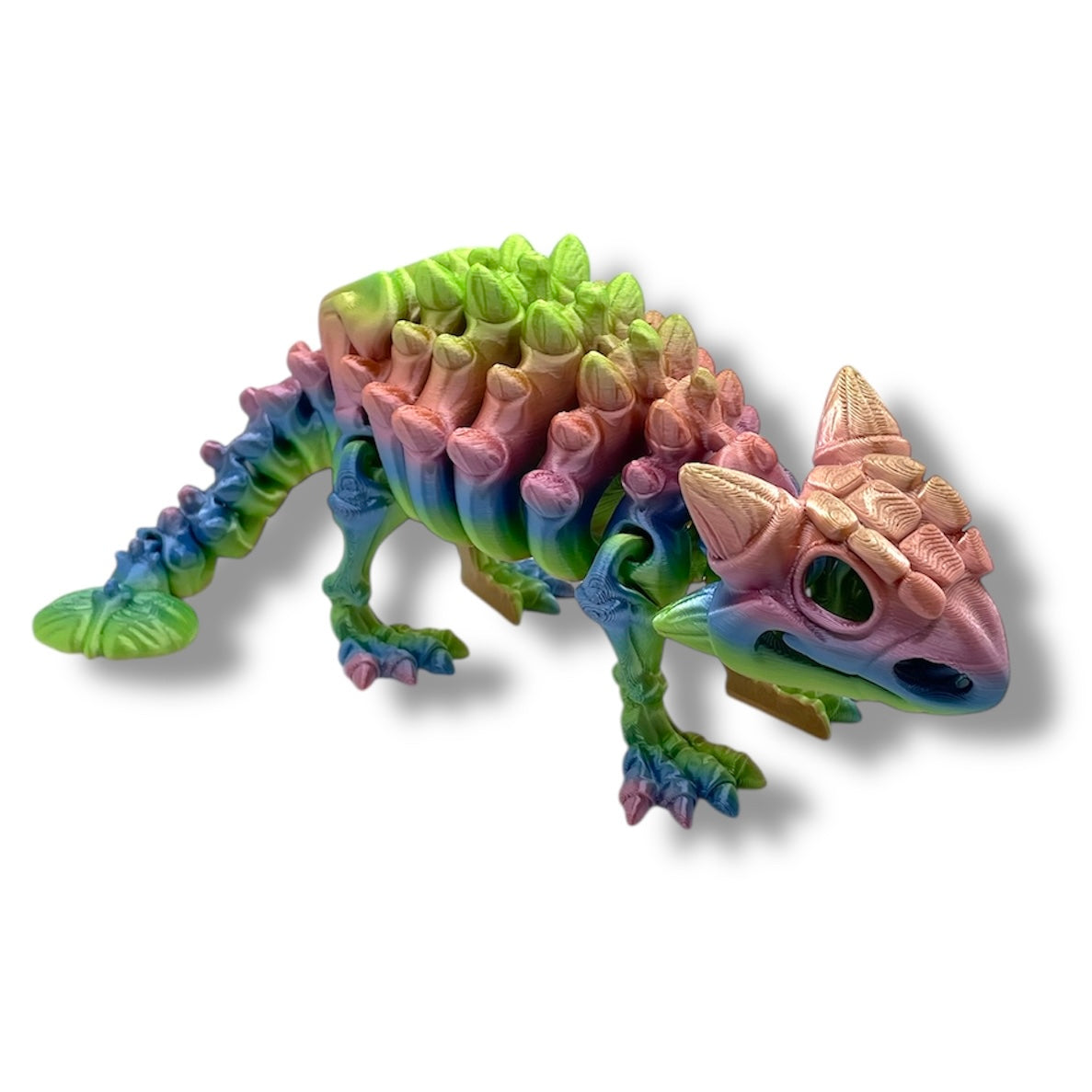 Amazing Dinosaur Skeleton Collection - 3d Printed Articulated Dinos by Flexi Factory - Home Decor