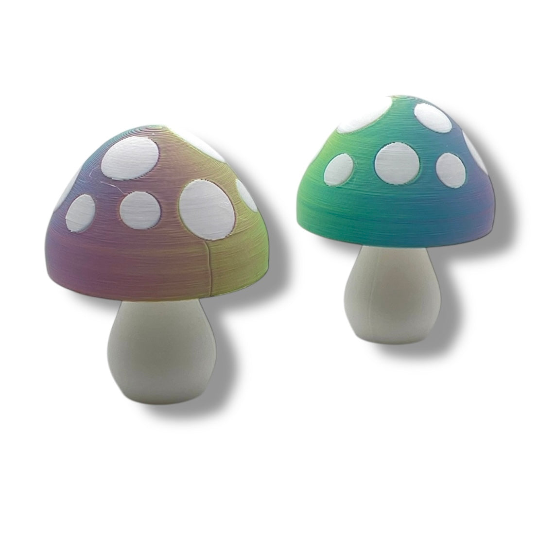 Adorable Squishy Mushroom Collection - 3d Printed Articulated Fidgety Decor