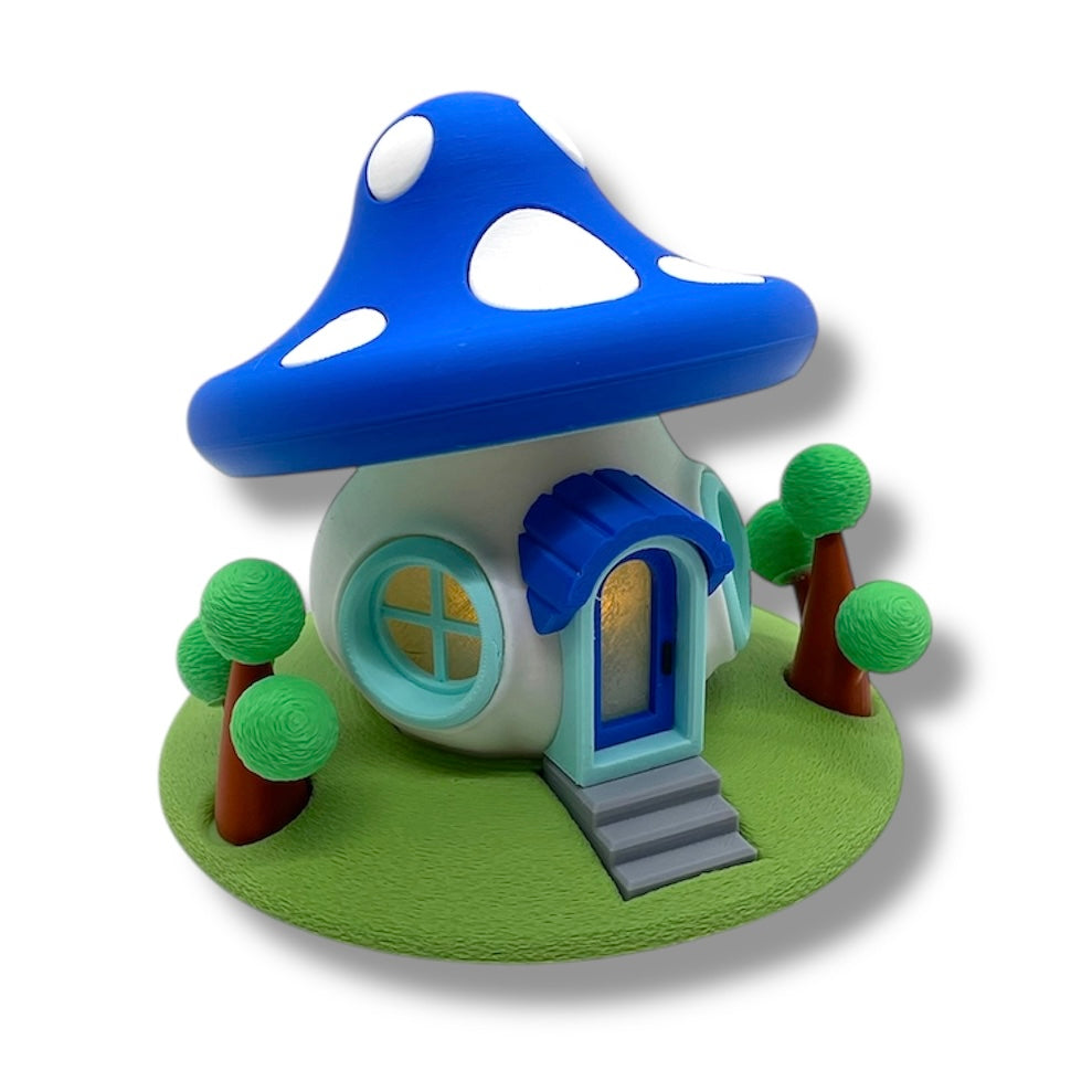 Whimsical Tealight Fairy House - Mushroom Collection - 3D Printed Holiday Decor