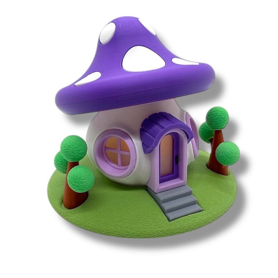 Whimsical Tealight Fairy House - Mushroom Collection - 3D Printed Holiday Decor