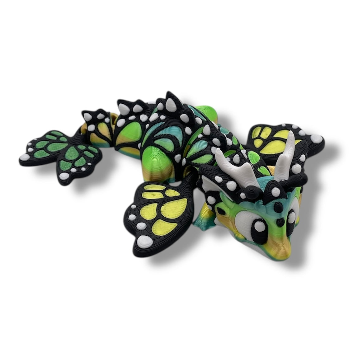 Beautiful 5" 3dGob Dragon - 3d Printed Articulated Decor