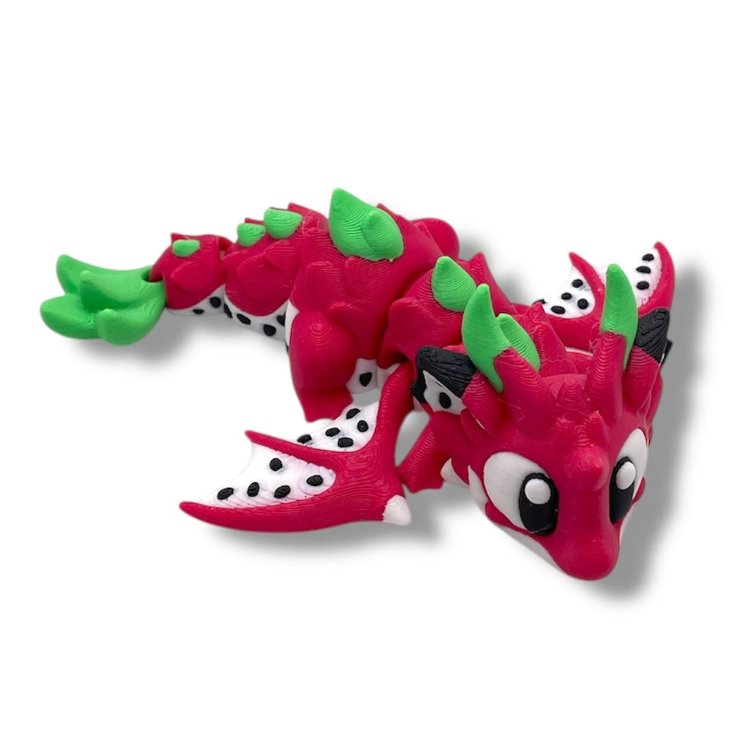 Beautiful 5" 3dGob Dragon - 3d Printed Articulated Decor