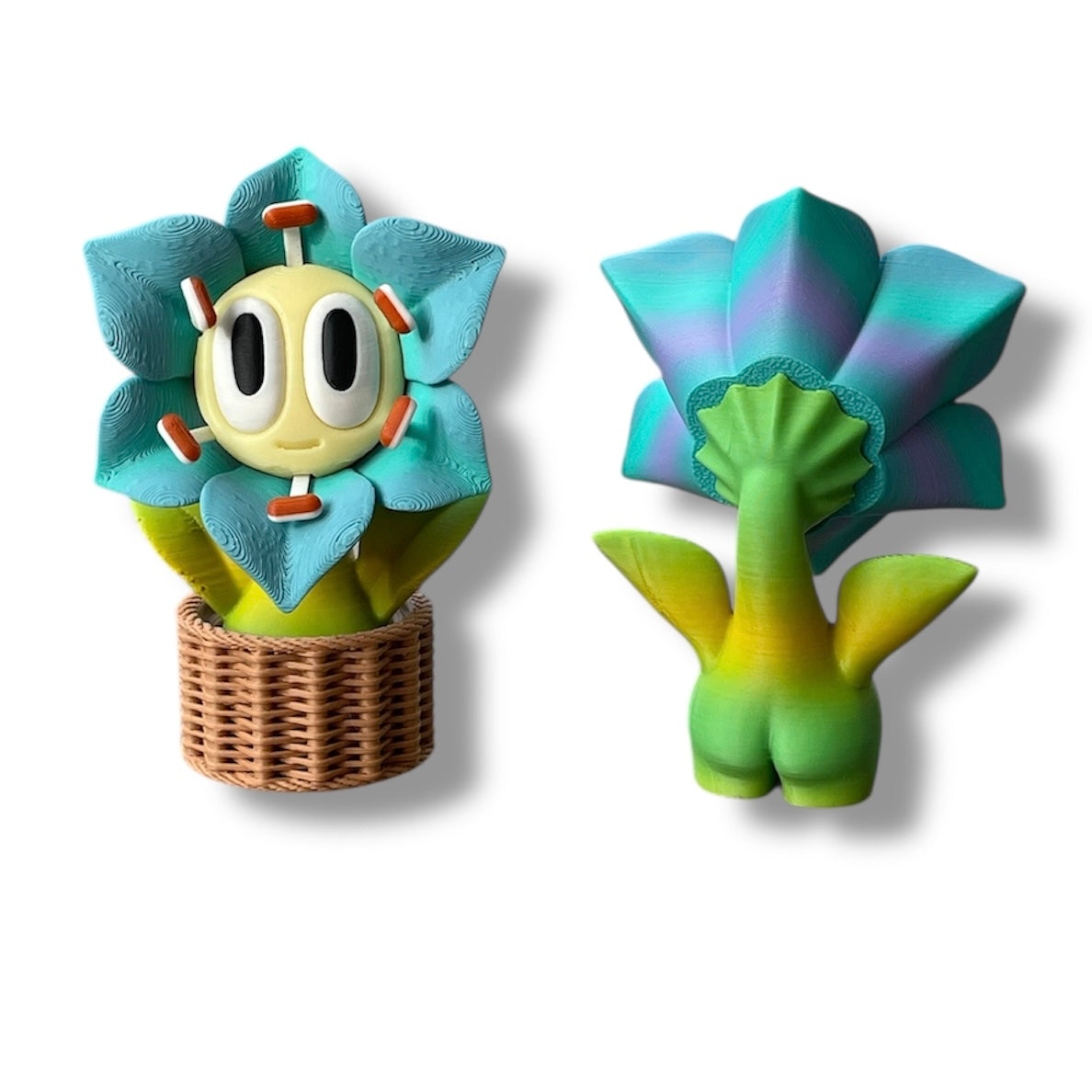 Cheeky Bloom Buddies – 3D Printed Flower Figurines with Personality - by Blob Lab