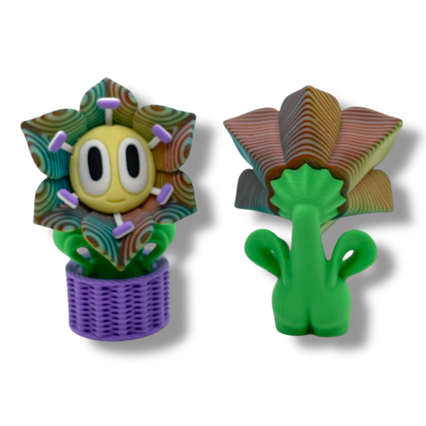 Cheeky Bloom Buddies – 3D Printed Flower Figurines with Personality - by Blob Lab