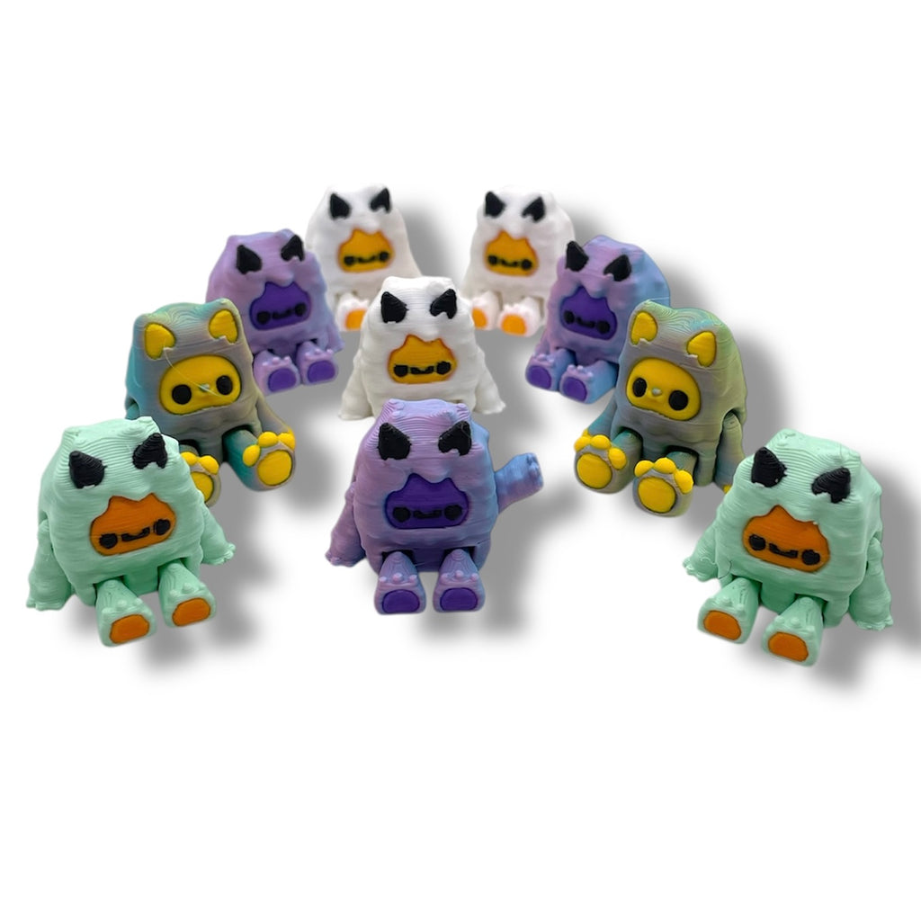 Mythological Yeti & Friends Collection - Warden & Bigfoot 3d Printed Articulated Figurine Decor
