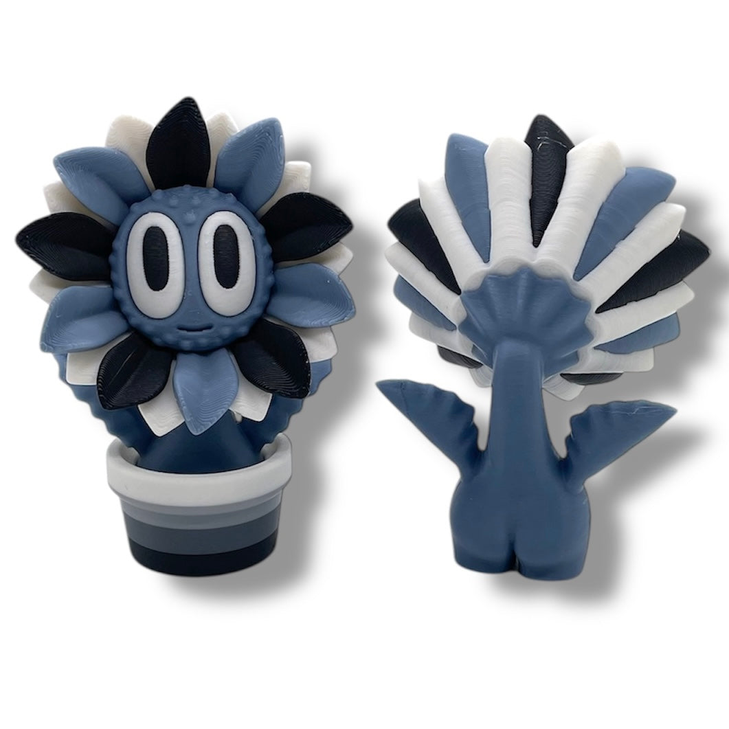Cheeky Bloom Buddies – 3D Printed Flower Figurines with Personality - by Blob Lab