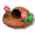 🐾 Mole Manor – 3D Printed Hideout with Adorable Moles & Flowers 🌼