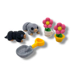🐾 Mole Manor – 3D Printed Hideout with Adorable Moles & Flowers 🌼