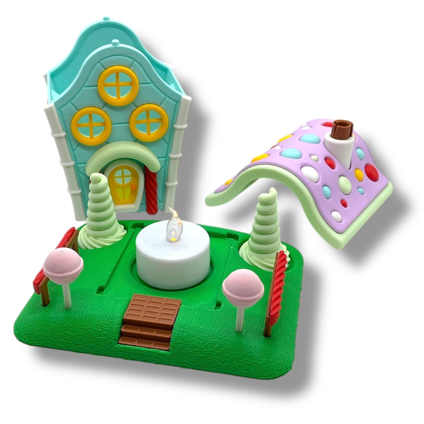 The Candy Cottage – 3D Printed Tea Light Fairy House