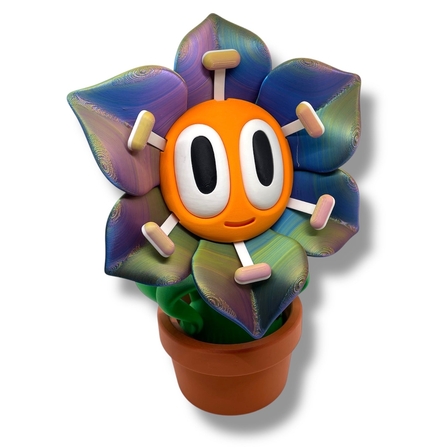 Cheeky Bloom Buddies – 3D Printed Flower Figurines with Personality - by Blob Lab