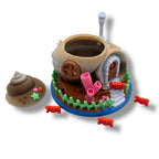 Cozy Crab Shell House Container – Sea Shell Home with Crabs & Candle Light