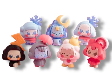 Whatever the Weather Girls - 3d Printed Articulated Figurines