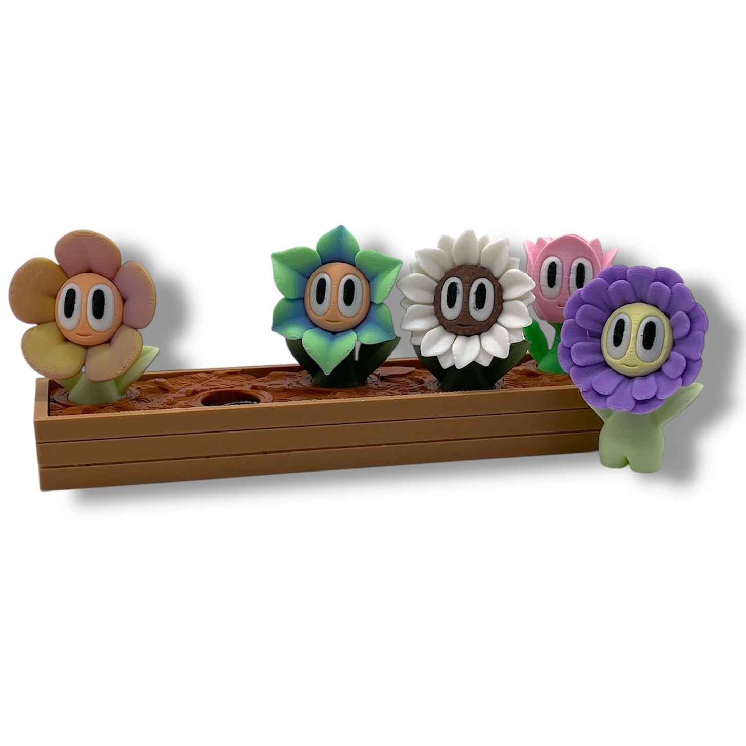 Cheeky Bloom Buddies – 3D Printed Flower Figurines with Personality - by Blob Lab
