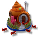 Cozy Crab Shell House Container – Sea Shell Home with Crabs & Candle Light