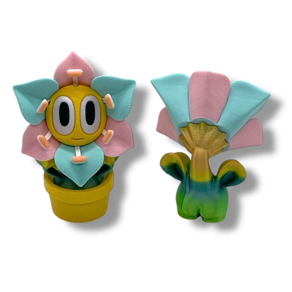 Cheeky Bloom Buddies – 3D Printed Flower Figurines with Personality - by Blob Lab
