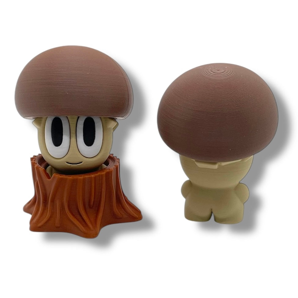 Blob Mushroom - 3d Printed Mushroom Decor