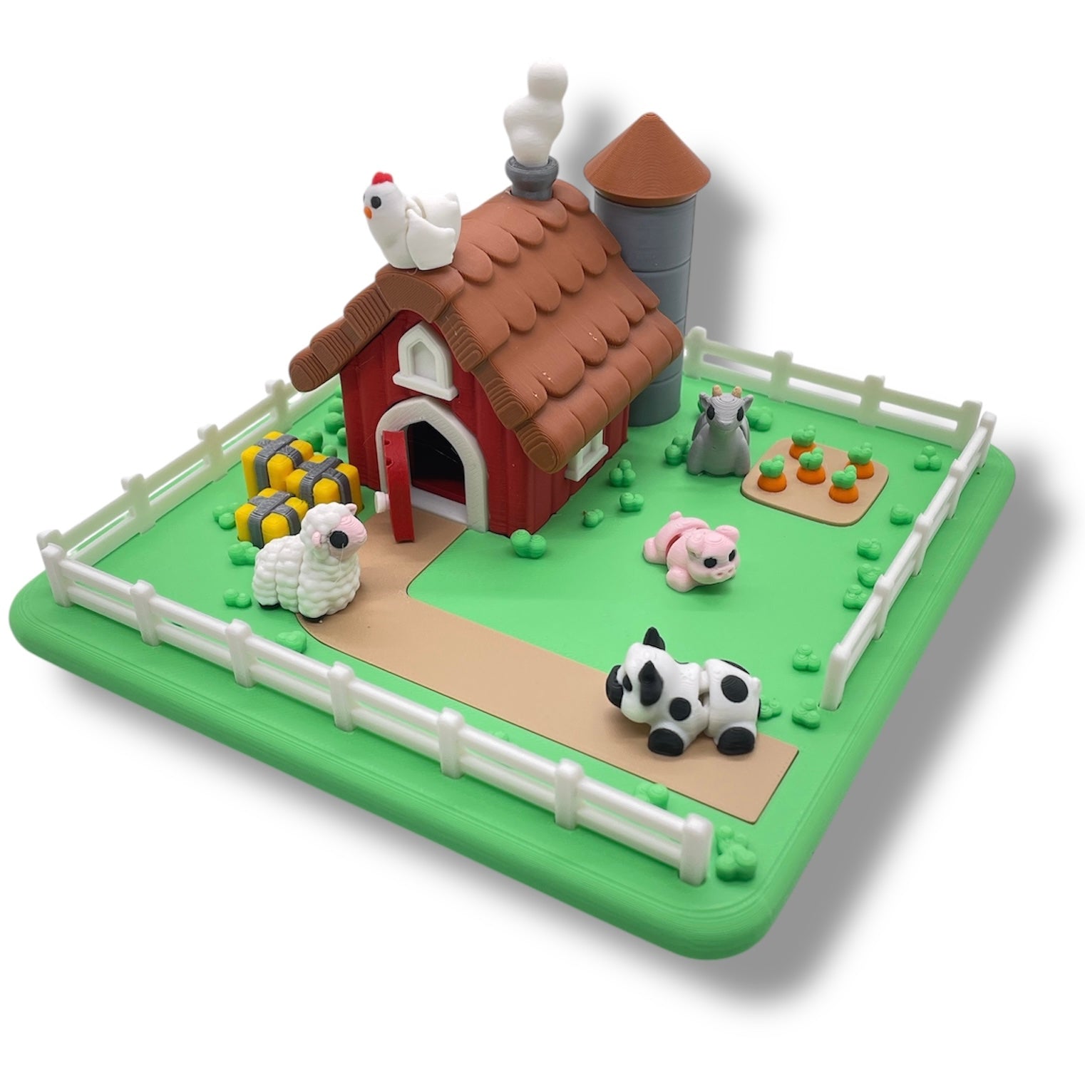 Mini Moo-ville - Micro Farm Set with Articulated Animals