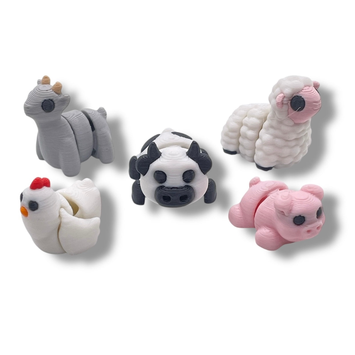 Mini Moo-ville - Micro Farm Set with Articulated Animals