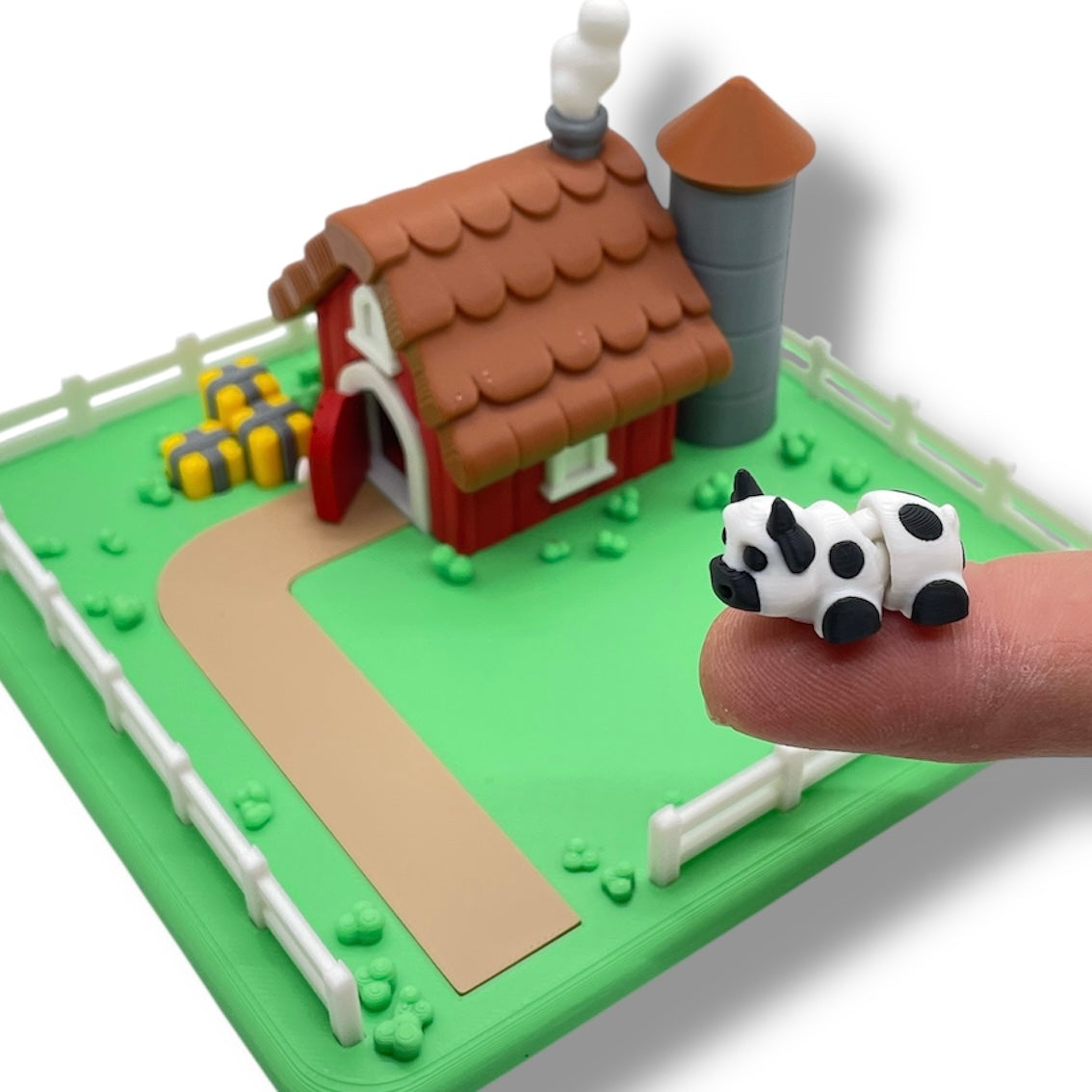 Mini Moo-ville - Micro Farm Set with Articulated Animals
