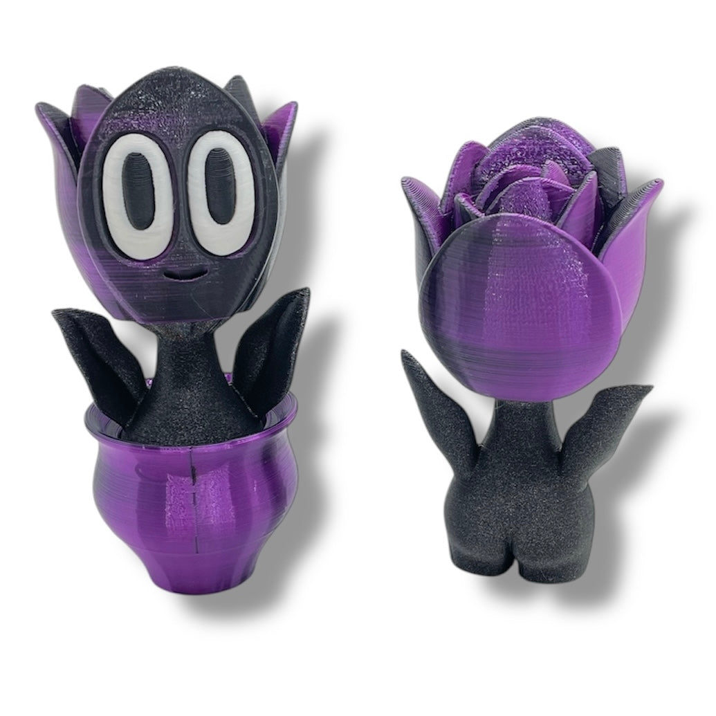 Cheeky Bloom Buddies – 3D Printed Flower Figurines with Personality - by Blob Lab