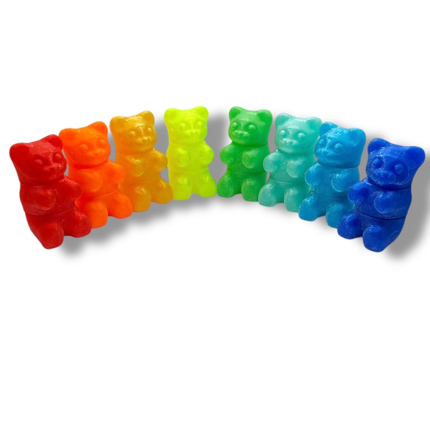 4" 🍬 Candy Bear Inspired Bears – Cute, Colorful, Articulated and Collectible!