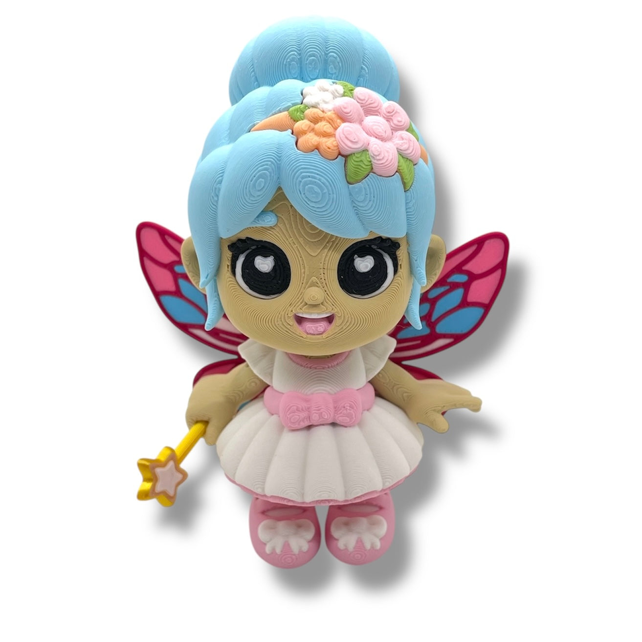 🧚‍♀️ Enchanting Fairy with Articulated Wings & Wand – 4.75” of Pure Magic!