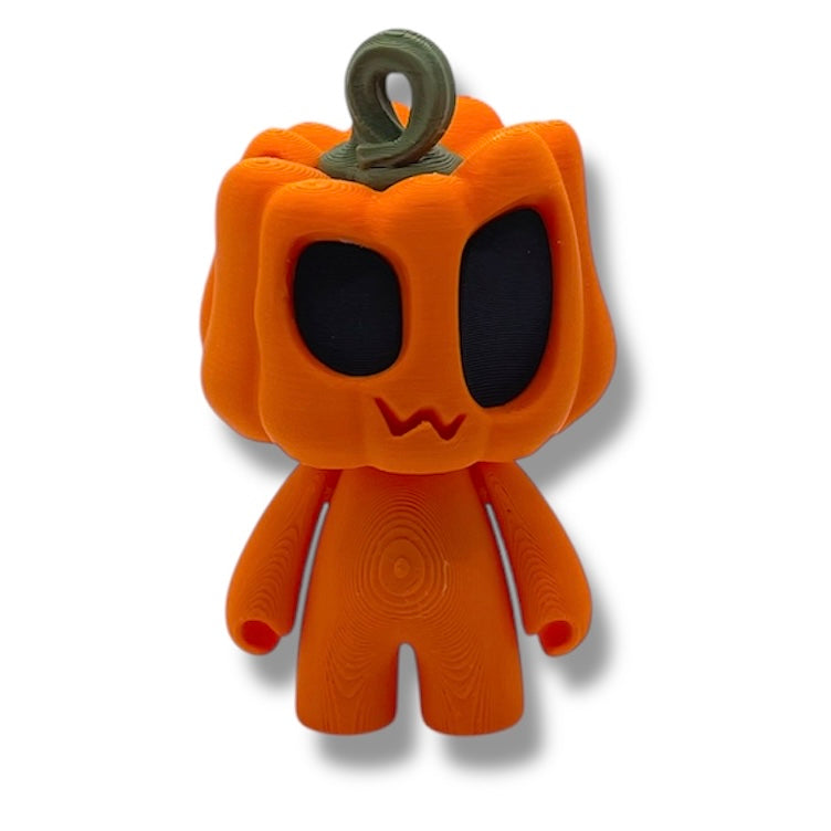 Blob Pumpkin Squash Squad – Big Eyed Adorable Gordes - Articulated Statue Decor