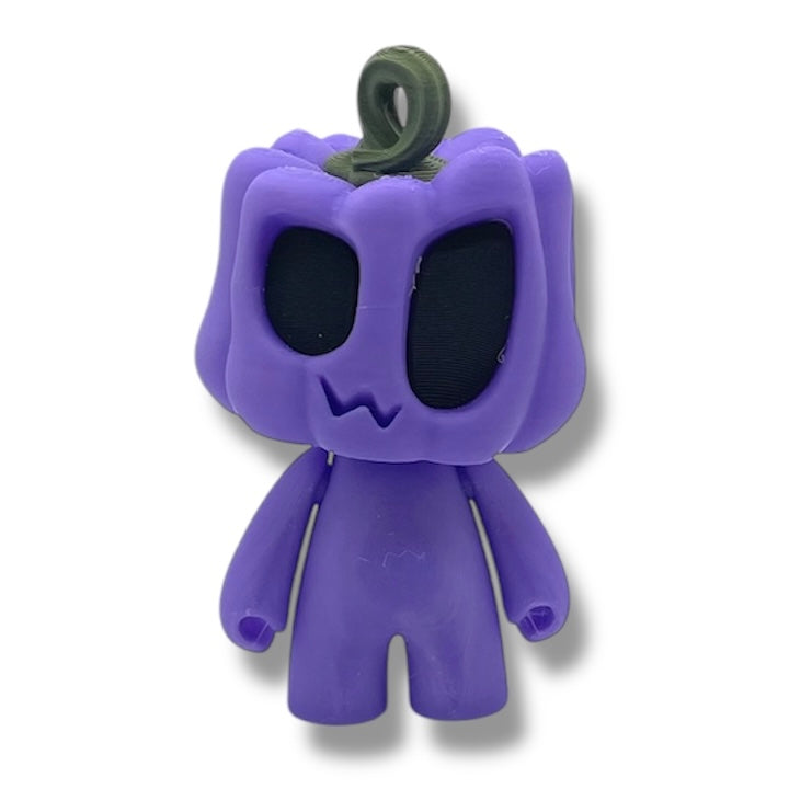 Blob Pumpkin Squash Squad – Big Eyed Adorable Gordes - Articulated Statue Decor