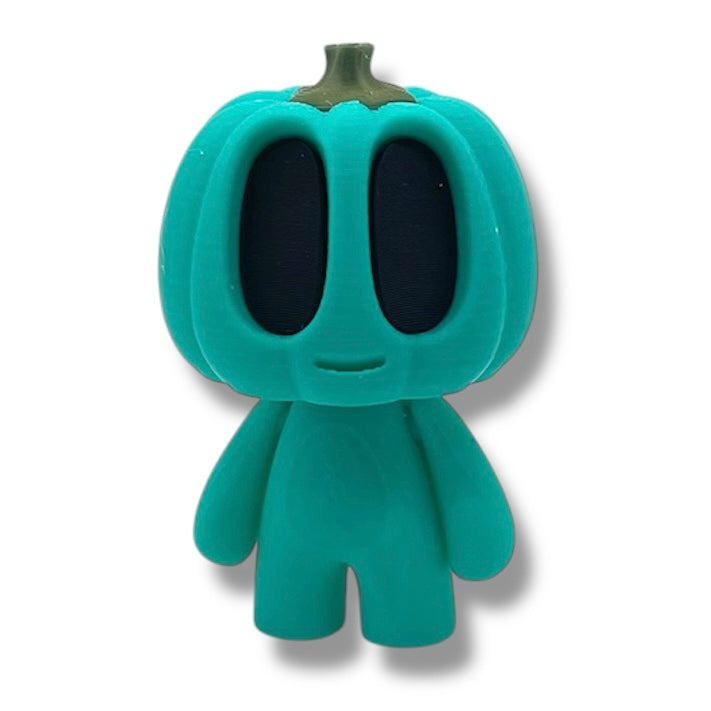 Blob Pumpkin Squash Squad – Big Eyed Adorable Gordes - Articulated Statue Decor