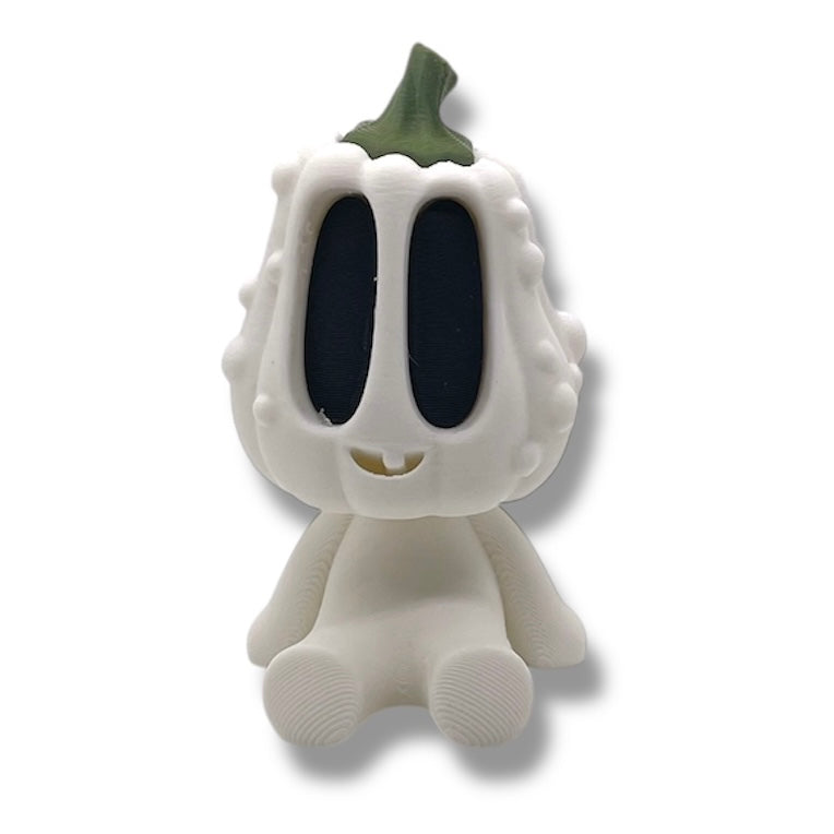 Blob Pumpkin Squash Squad – Big Eyed Adorable Gordes - Articulated Statue Decor