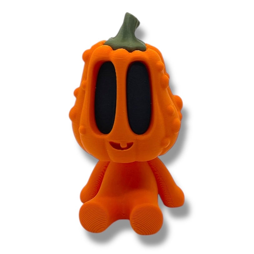 Blob Pumpkin Squash Squad – Big Eyed Adorable Gordes - Articulated Statue Decor