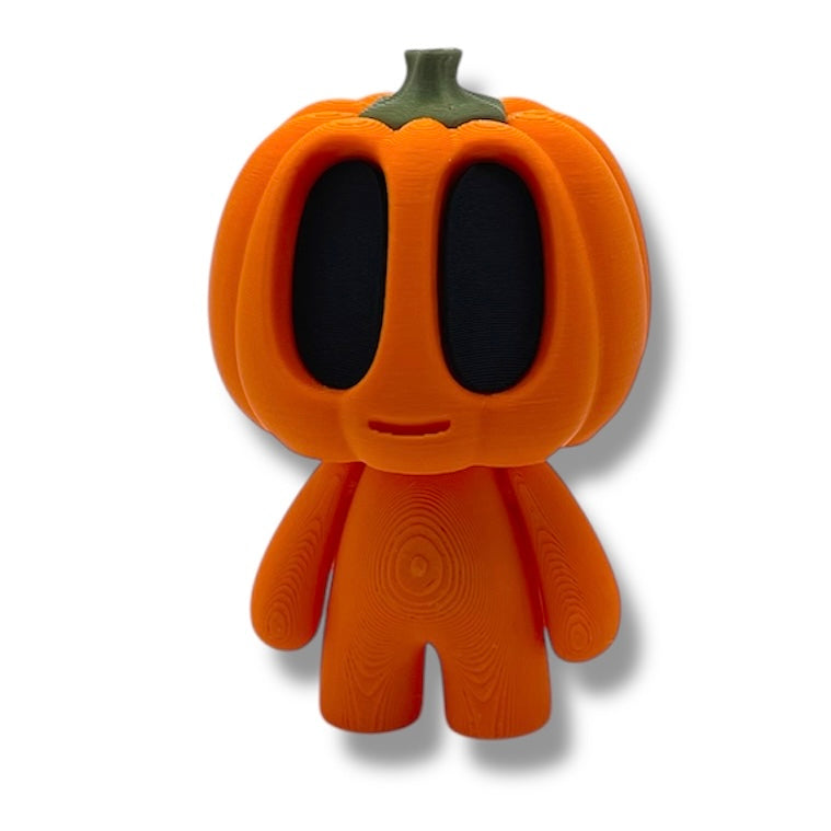 Blob Pumpkin Squash Squad – Big Eyed Adorable Gordes - Articulated Statue Decor