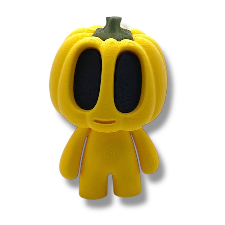 Blob Pumpkin Squash Squad – Big Eyed Adorable Gordes - Articulated Statue Decor