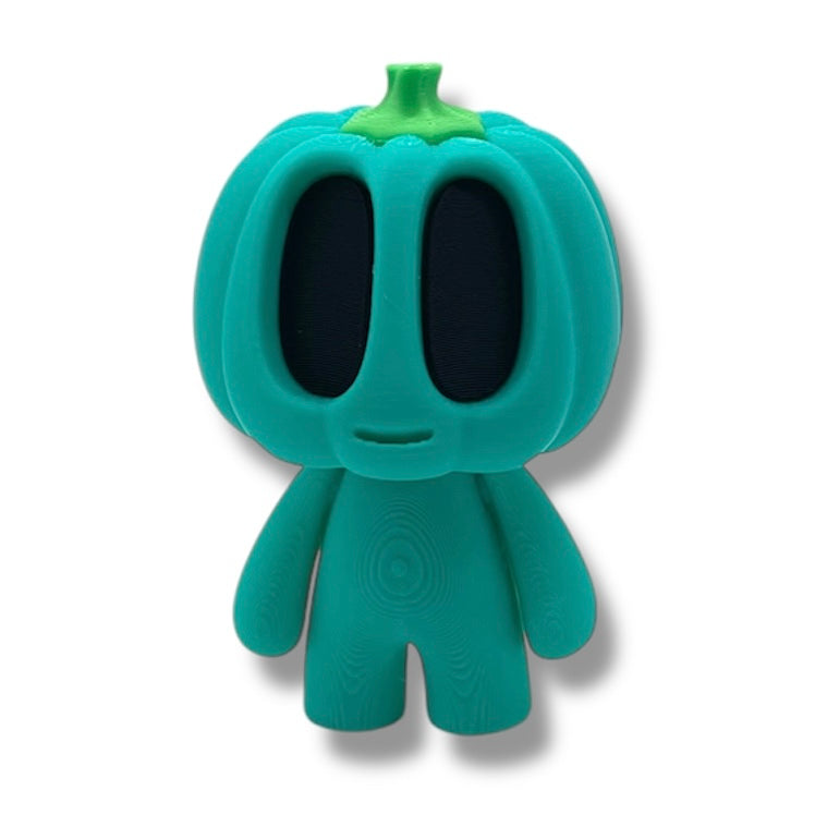 Blob Pumpkin Squash Squad – Big Eyed Adorable Gordes - Articulated Statue Decor