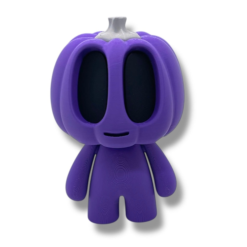 Blob Pumpkin Squash Squad – Big Eyed Adorable Gordes - Articulated Statue Decor
