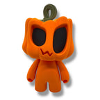 Blob Pumpkin Squash Squad – Big Eyed Adorable Gordes - Articulated Statue Decor