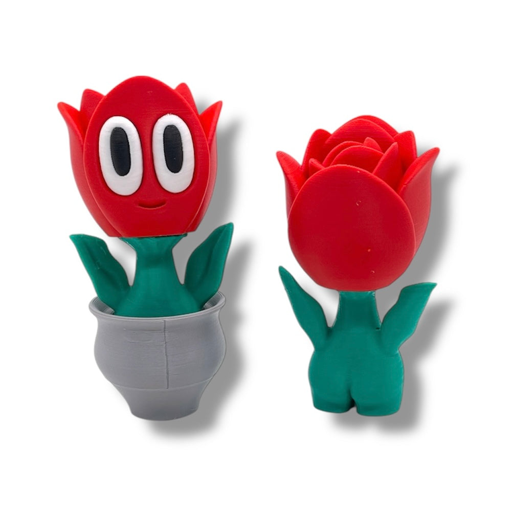 Cheeky Bloom Buddies – 3D Printed Flower Figurines with Personality - by Blob Lab