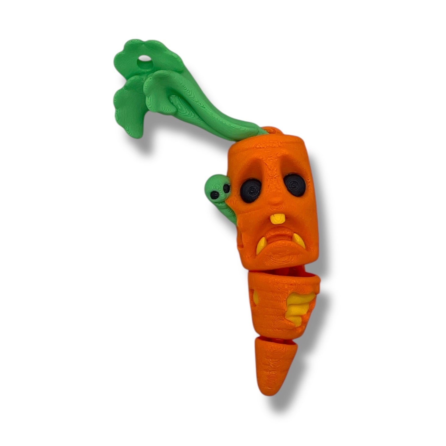 Haunted Harvest Duo – Articulated Halloween Veggie Monsters (3D Printed, 3-5”)