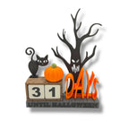 Festive and Spooky Halloween Countdown Calendar - Themed Holiday Decor