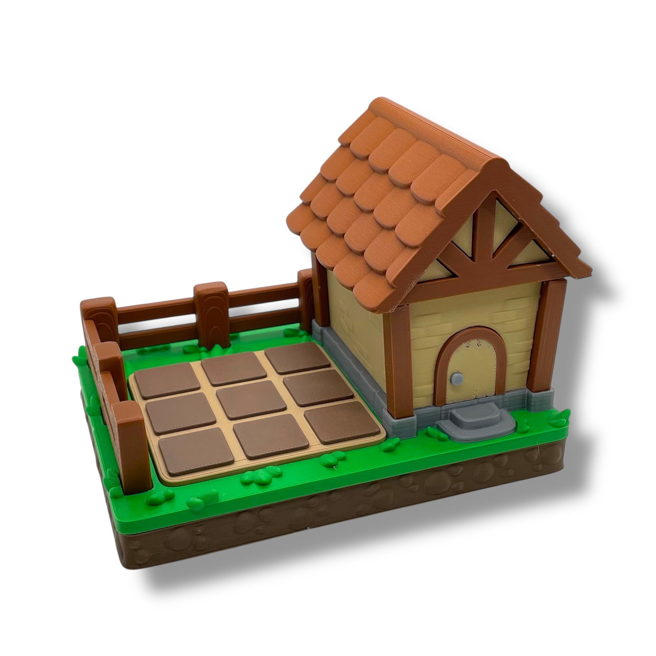 Magnetic Veggie Garden Set – With Tic-Tac-Toe & Storage Roof!