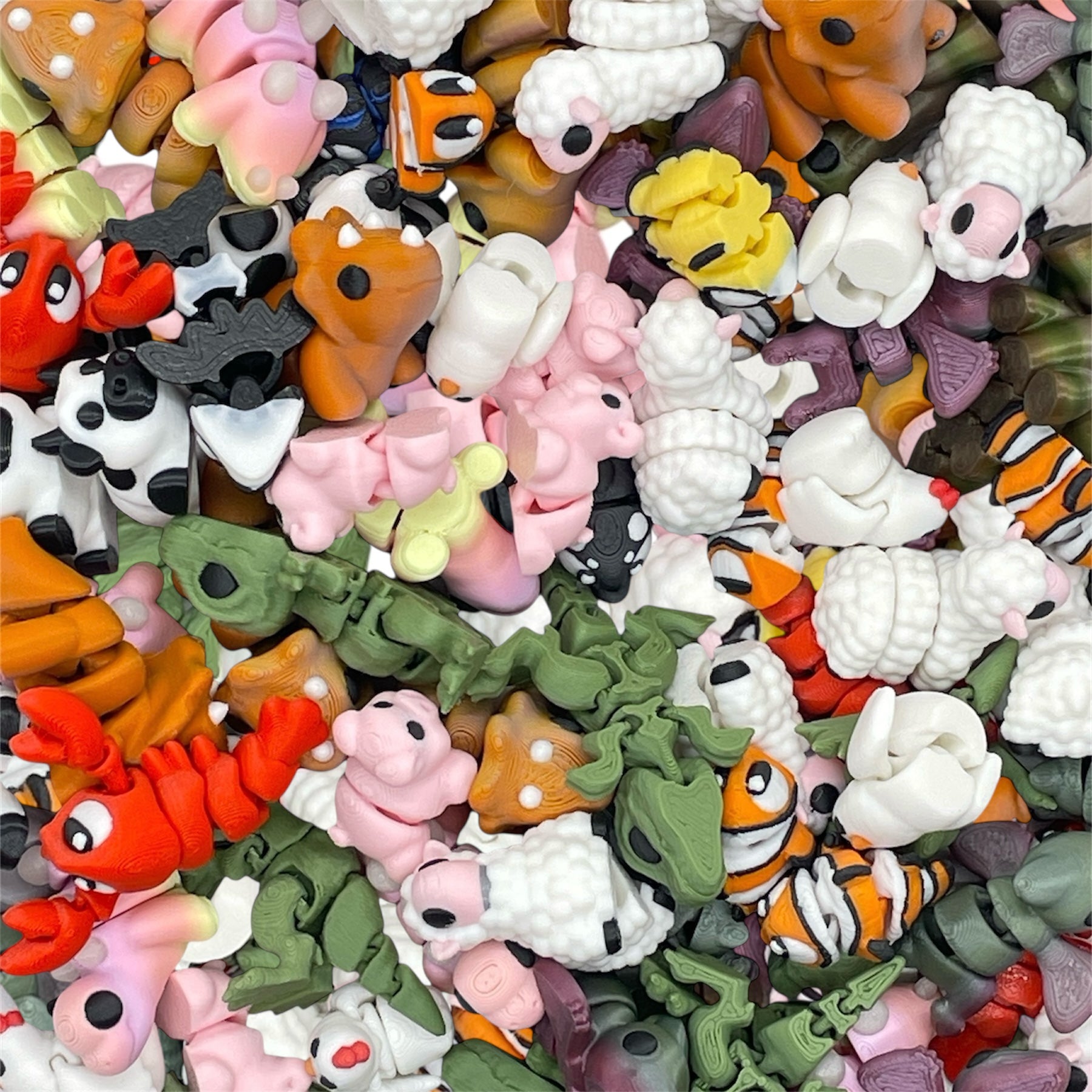 🎉 Pocket Pals Micro Edition Critter Crate Theme Packs– Teeny Tiny 3D Printed Cuties! 🐾