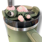 Insulated Cup Tumbler Toppers - 3d Printed Articulated Tumber Bling Straw Decor