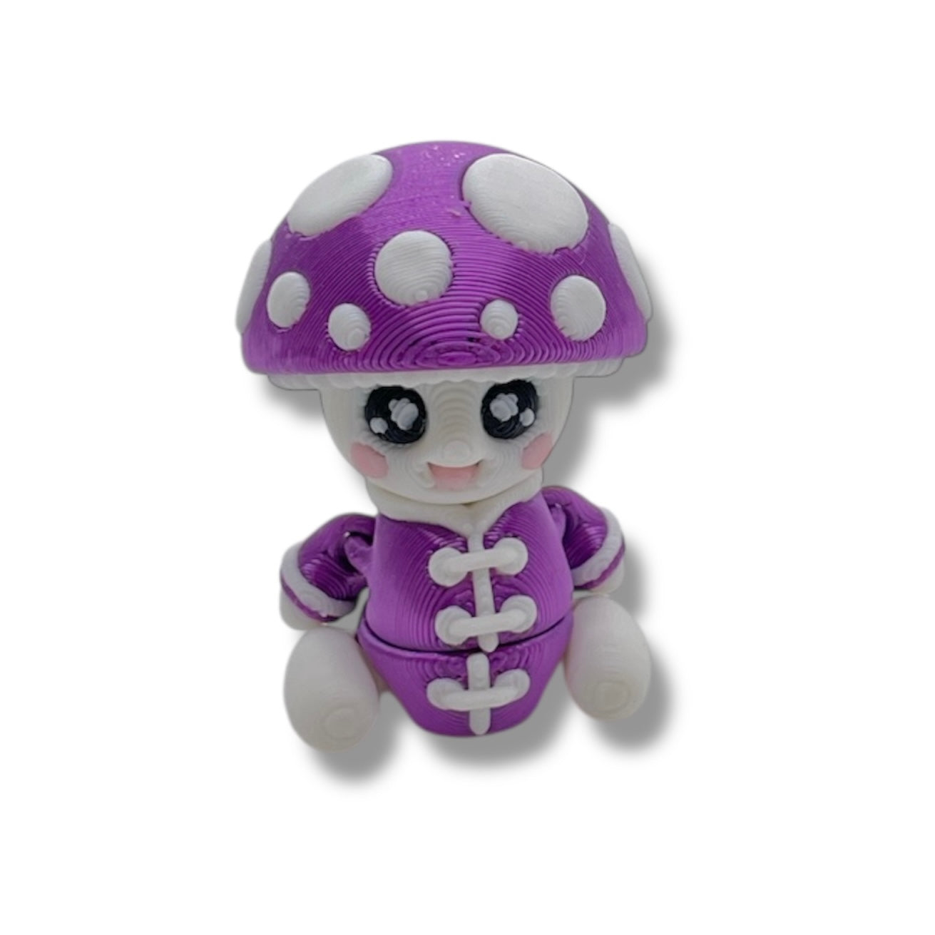 Happy Mushroom Pocket Pal Figures – 2” Tall Collectibles in Every Color!