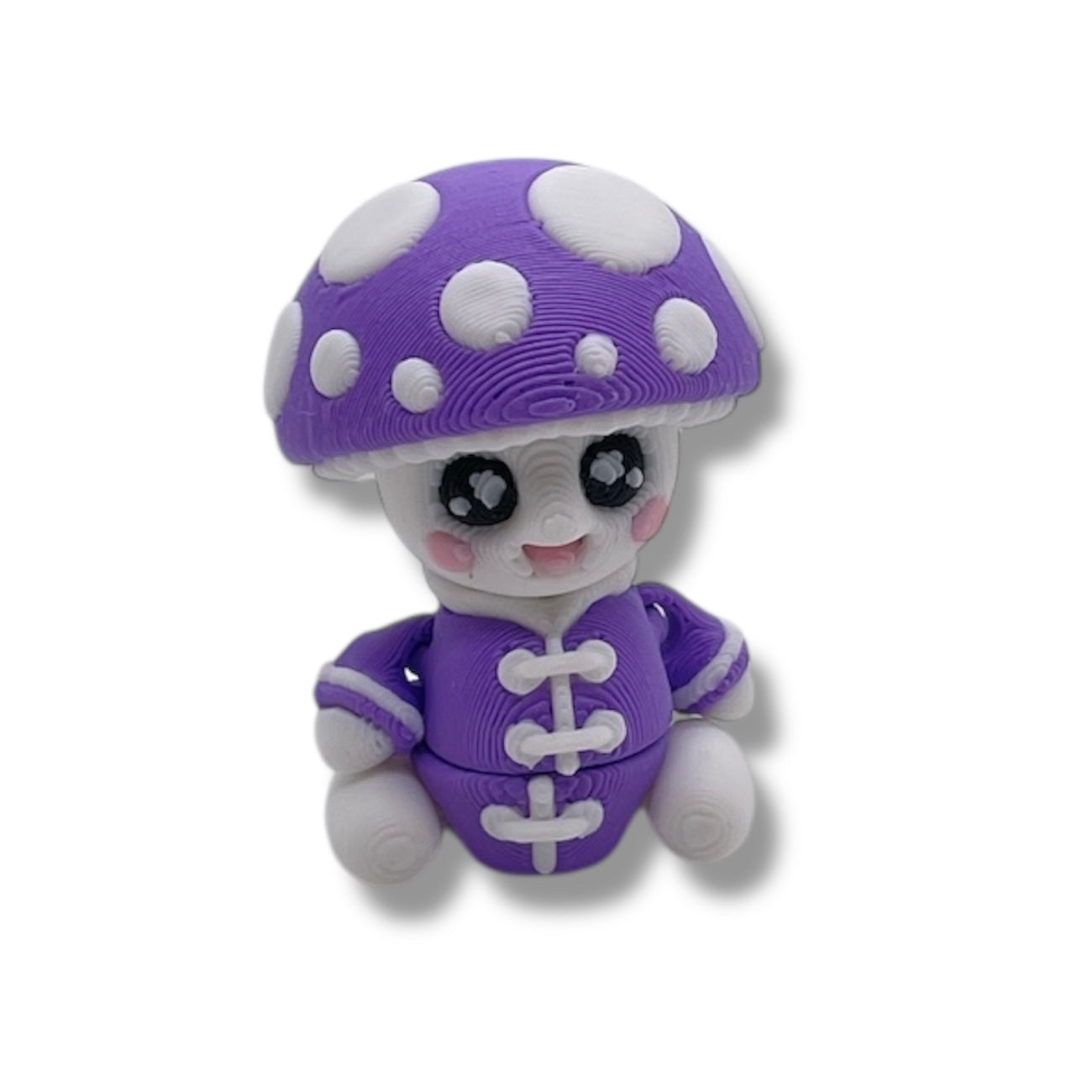 Happy Mushroom Pocket Pal Figures – 2” Tall Collectibles in Every Color!