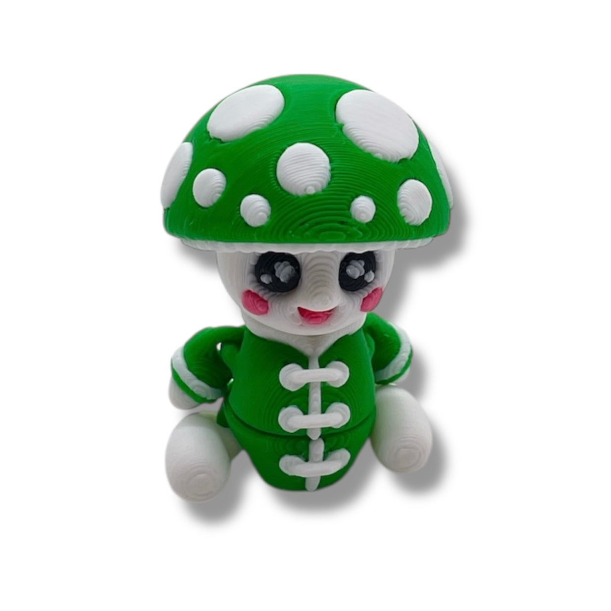 Happy Mushroom Pocket Pal Figures – 2” Tall Collectibles in Every Color!
