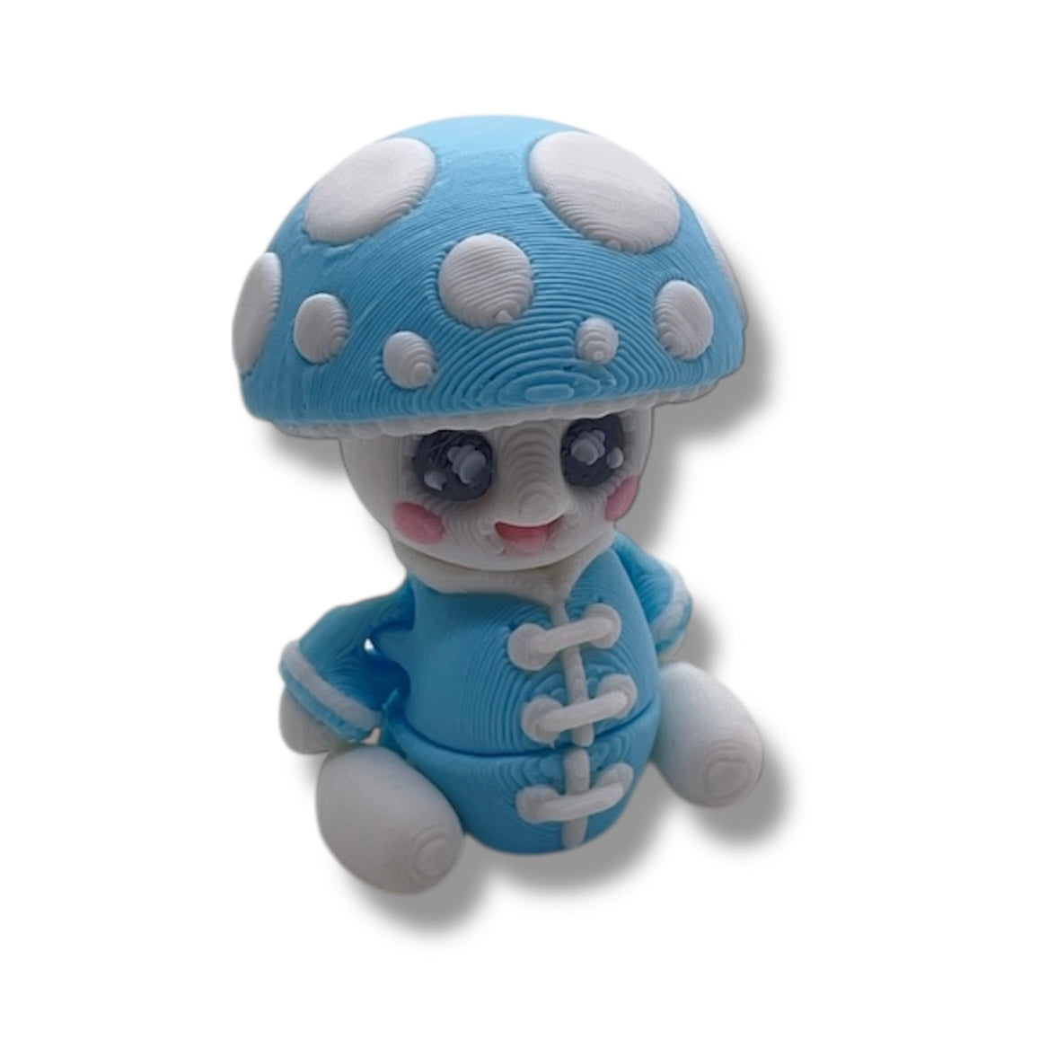 Happy Mushroom Pocket Pal Figures – 2” Tall Collectibles in Every Color!