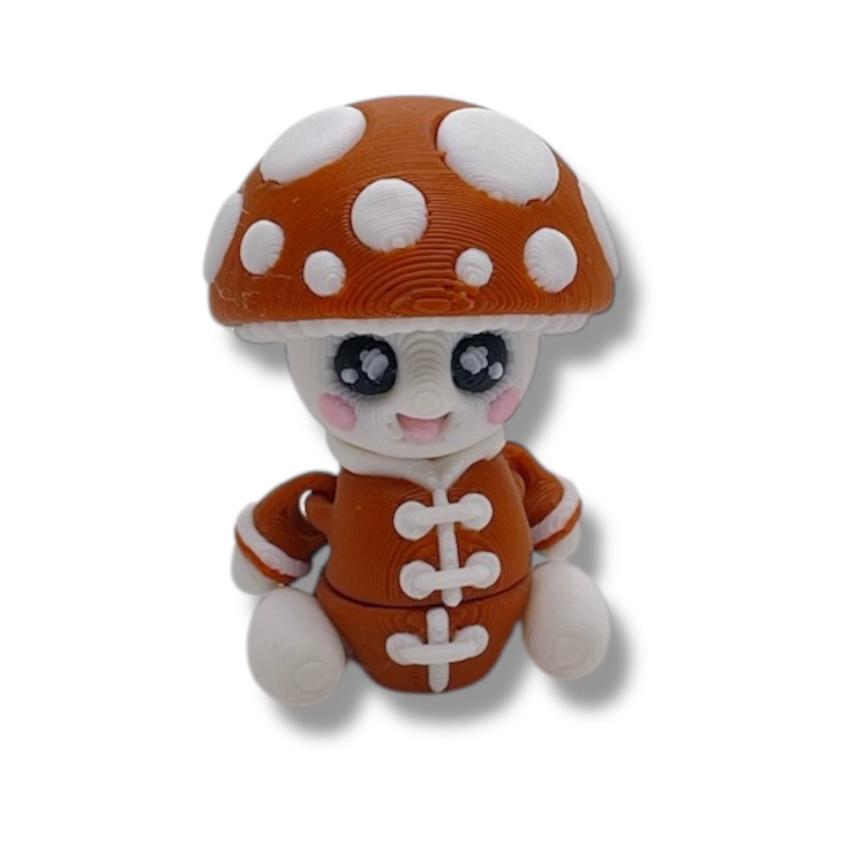 Happy Mushroom Pocket Pal Figures – 2” Tall Collectibles in Every Color!